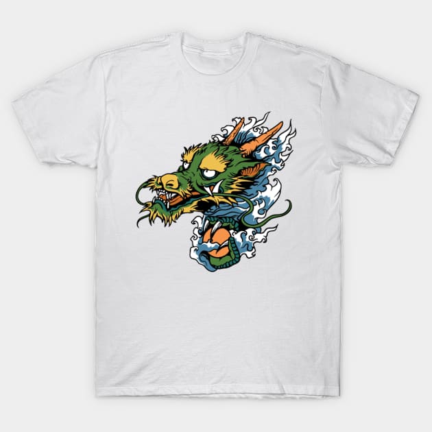 China Dragon T-Shirt by Palestine_ART